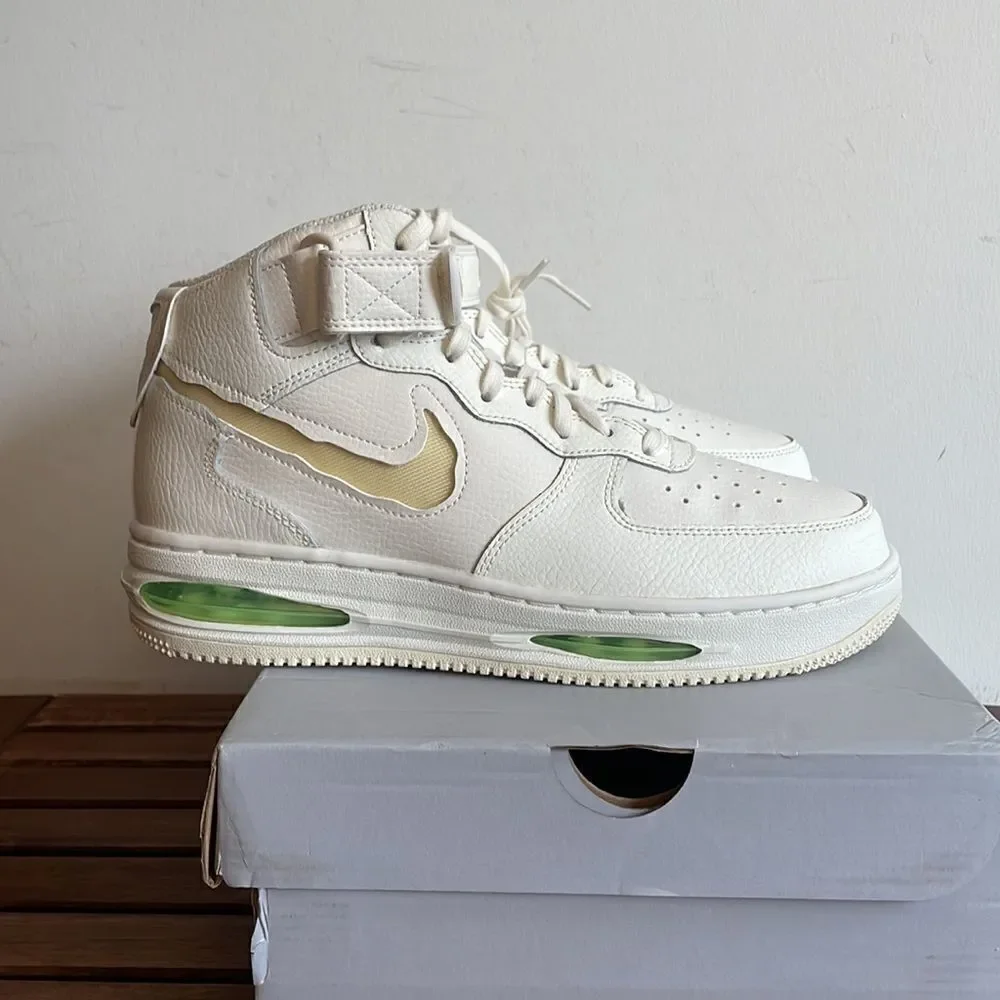 Nike Air Force 1 Mid Evo Sail/Coconut Milk Men7.5 Women9(FB1374-100)MSRP$150